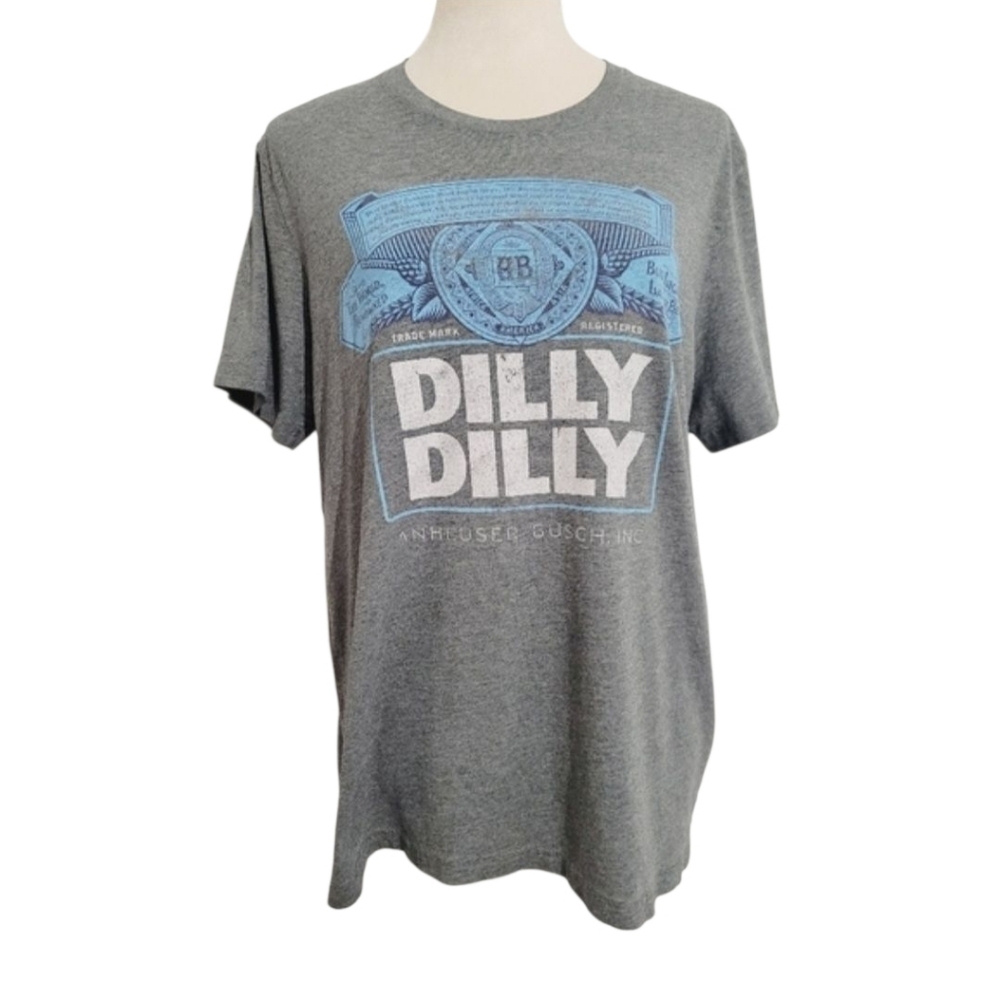 Vintage Dilly Dilly LAS VEGAS Anheuser-Busch Bud-Light T-Shirt UNISEX Size L - Picture 2 of 10